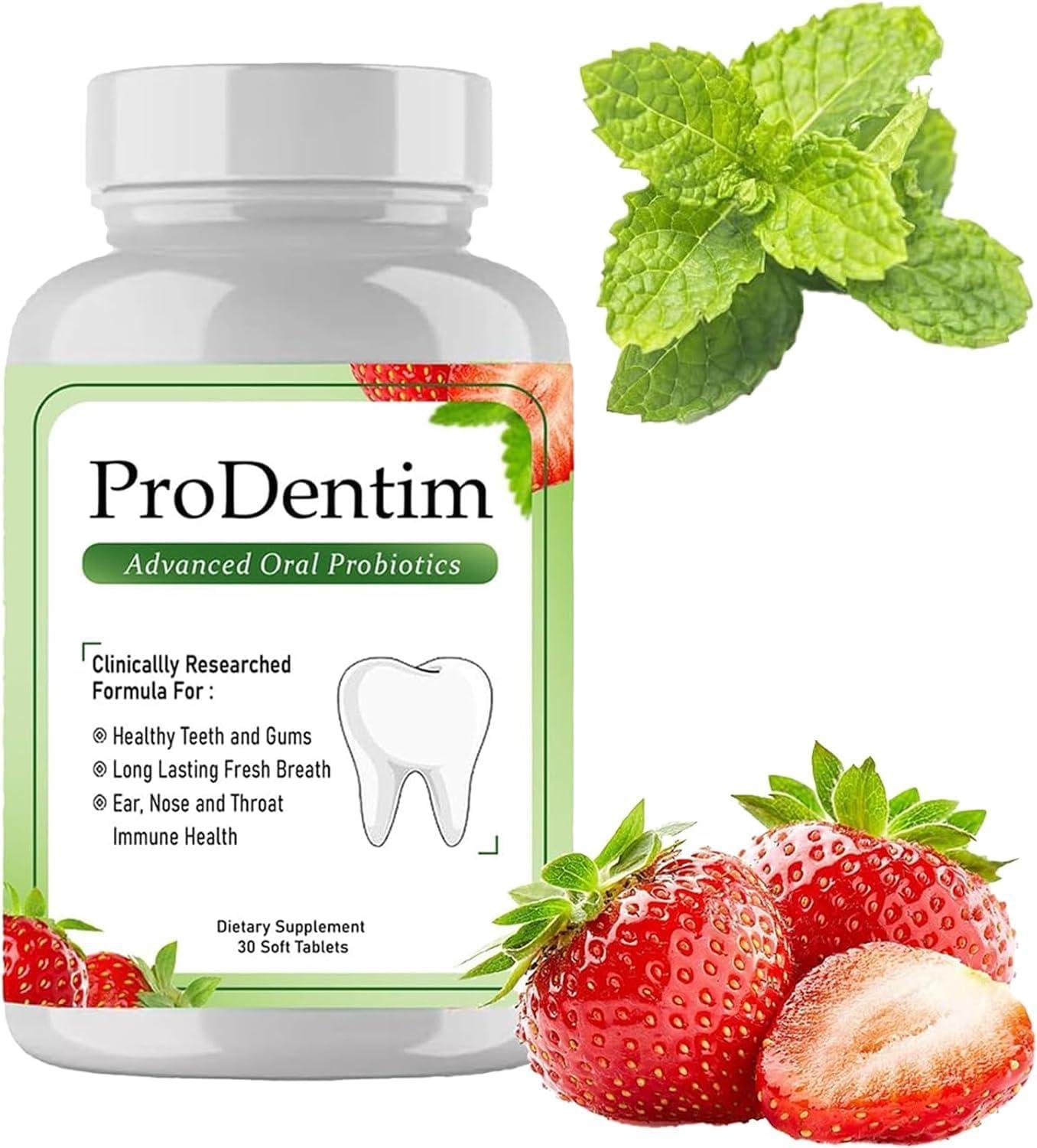 ProDentim Supplement Facts label
